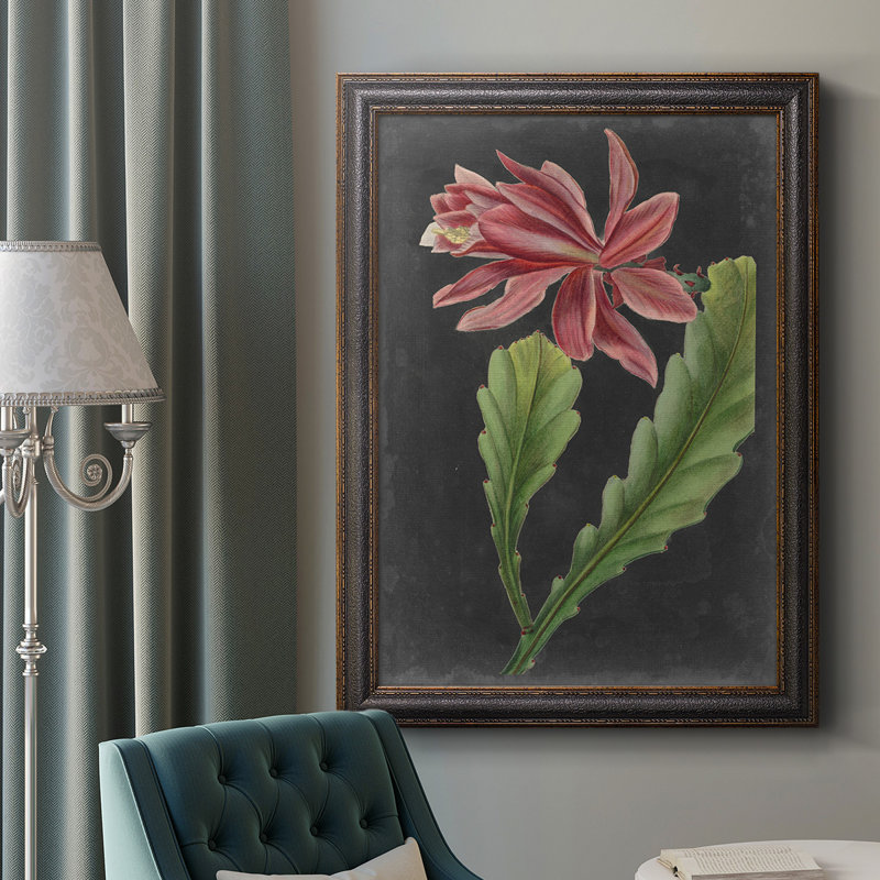 Toile encadrée de qualité supérieure «Dramatic Tropicals I» - prête à être accrochée, H 20 po x l 16 po x P 2,5 po