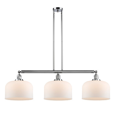 Bell - Luminaire suspendu pour îlot de cuisine 3 lumières 42 " 