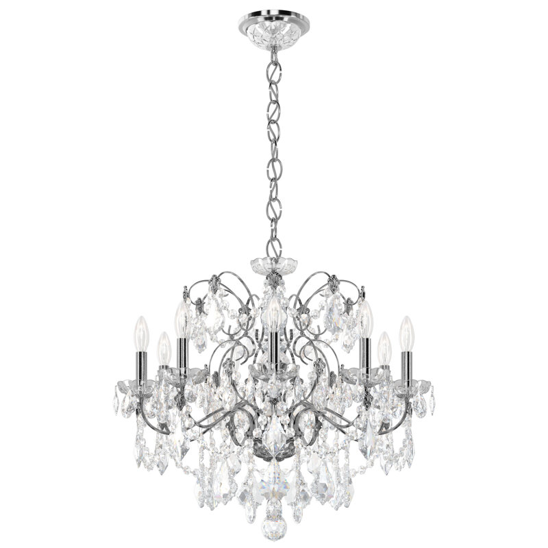 Century 9 - Light Chandelier, Polished Silver