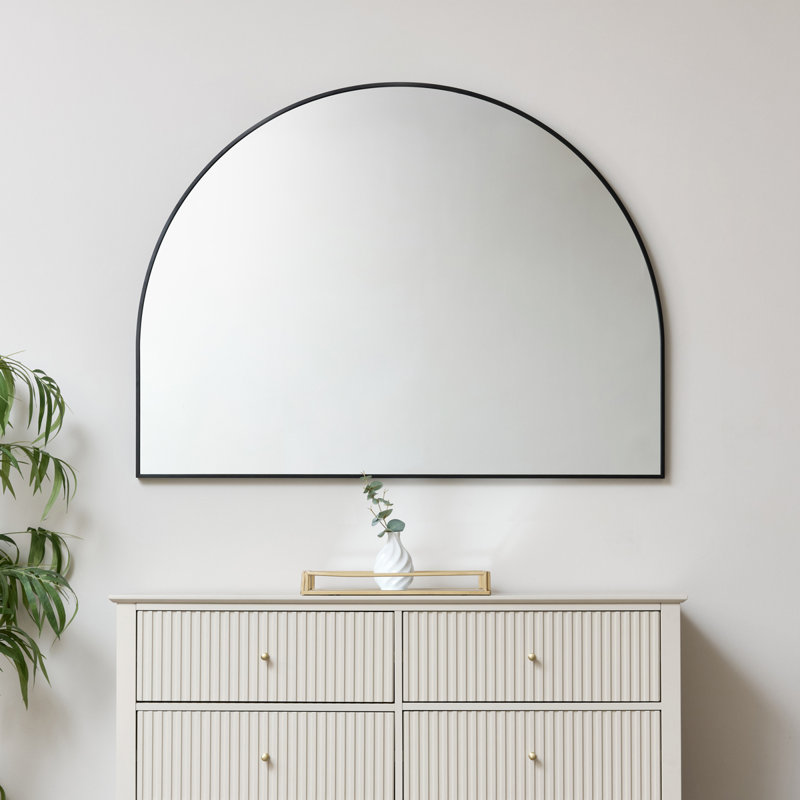 Wall And Accent Mirrors Arch Mirror, Black