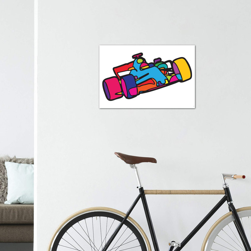 "F 1" par Yoni Alter - impression sur toile, H 18 po x l 26 po x P 1,5 po, Toile tendue