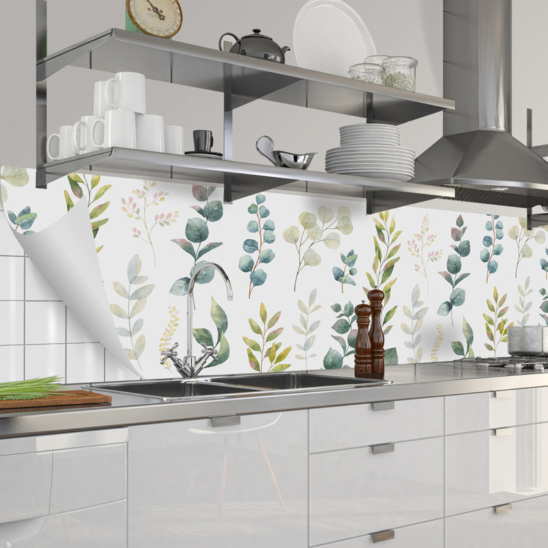 Byrne 60cm W x 280cm L PVC Peel and Stick Panel