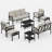 7 - Person Patio Conversation Sets With Cushions