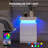 Led Nightstand With 3 Drawers-249465691