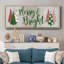 Merry & Bright - toile encadrée-110587089