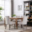 Chaise d'appoint en bois massif-2114431448