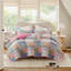 Ensemble de courtepointe 4 pièces, 4 pièces, rose-125981502