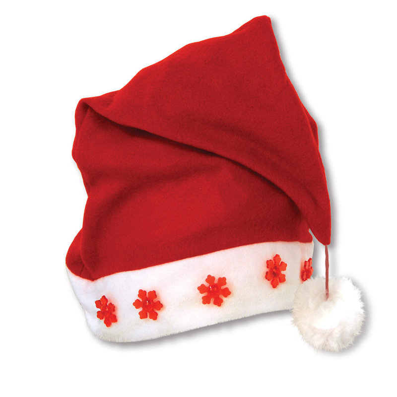 Chapeau de père Noël illuminé de Noël