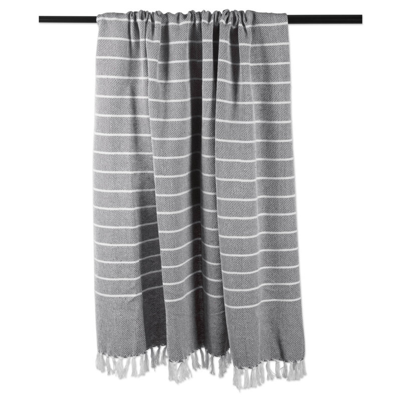 Jeté en coton Dll Thin, Gris