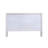 Charetta - Solid Wood Headboard - King - Distressed White Finish-1977608441