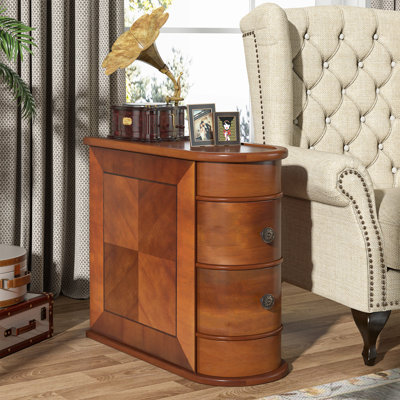 Solid Wood Frame End Table