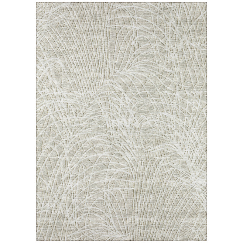 Chenille Abstract Indoor / Outdoor Rug, Rectangle 9' x 12'