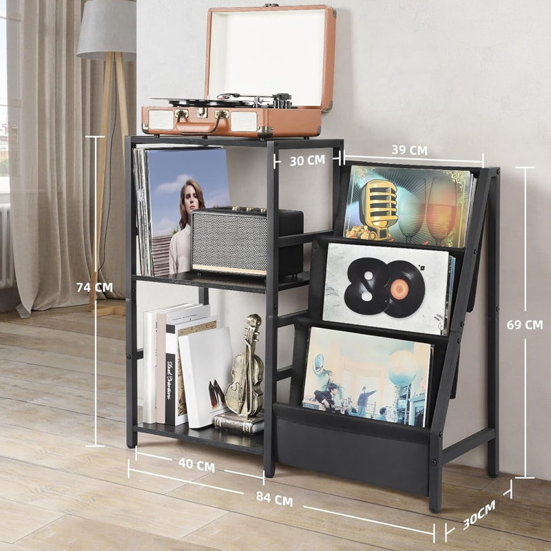 74cm H Media Shelves