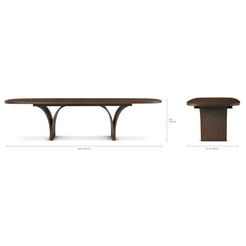 Seoul Dining Table, Brown