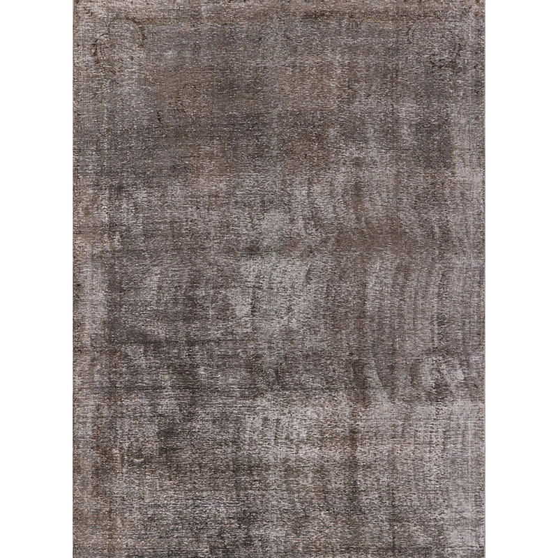 Tapis brun / gris connecteur, Rectangle 4 pi x 6 pi