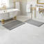 Neutral Modern Cotton 1-Piece Bath Mat Set