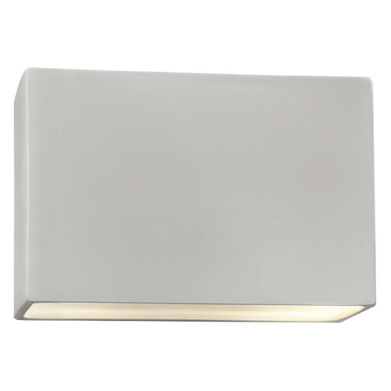Applique murale encastrée 1 lumière à intensité variable Durso, Bisque, DEL, H 10 po x l 16,5 po x P 4 po