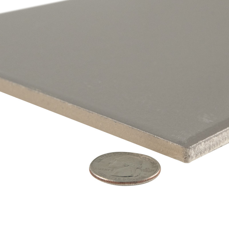 Piscina Brick 9-5/8 In. X 19-1/2 In. Porcelain Floor And Wall Tile, Gray