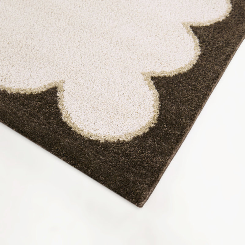 Tapis beige / brun Dominique, Rectangle 7 pi 10 po x 10 pi