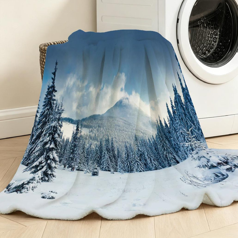 Jeté en molleton blanc ultra doux, Throw 50" x 60"