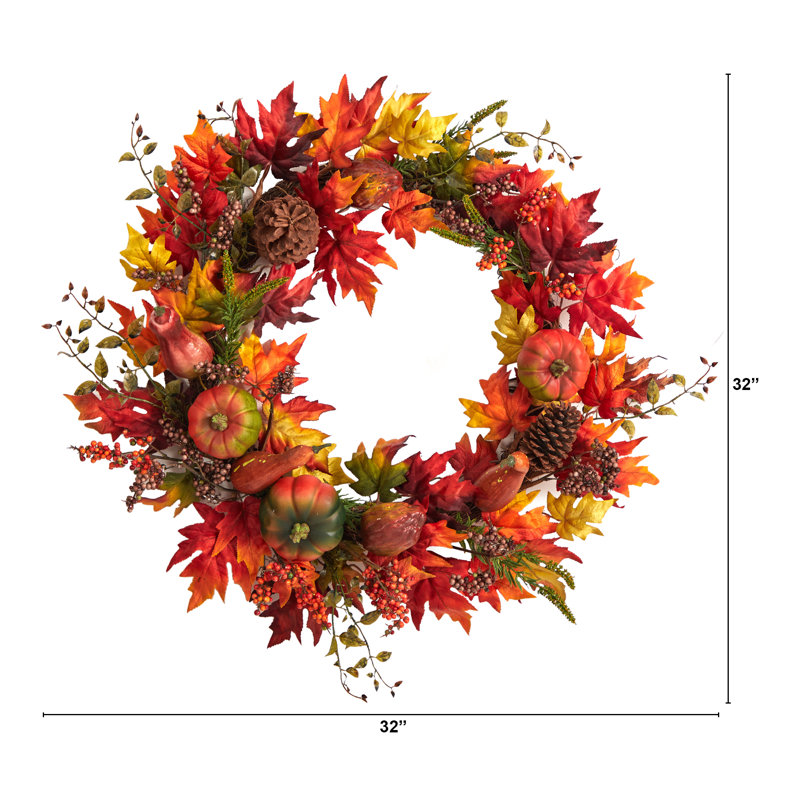 Faux 32'' Wreath