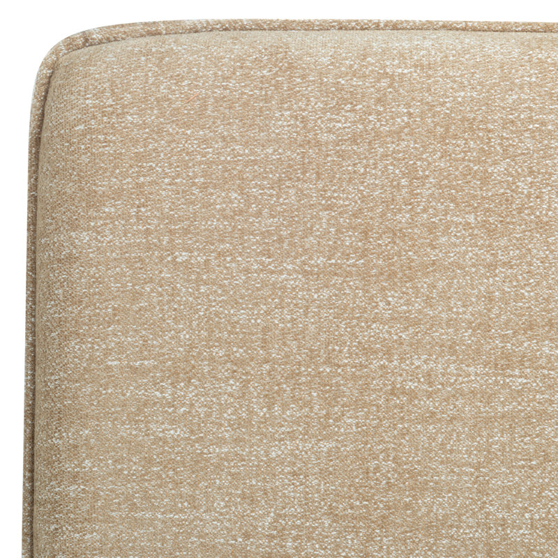Callahan Upholstered Bed, King, Light Brown Chenille
