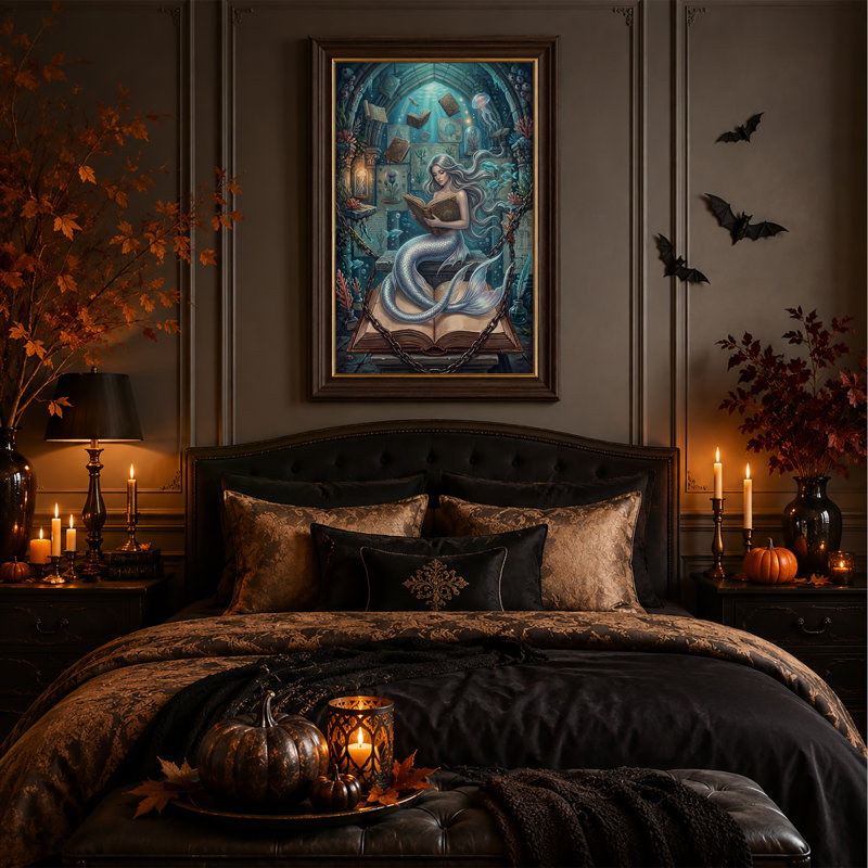 Art sur toile Halloween, H 24 po x l 16 po