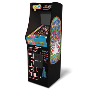 PacMan Customizable Arcade Featuring Pac-Mania 100 Bonus Stickers