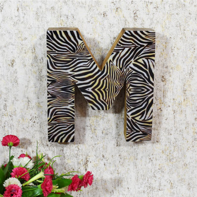 Text & Numbers Letter Block