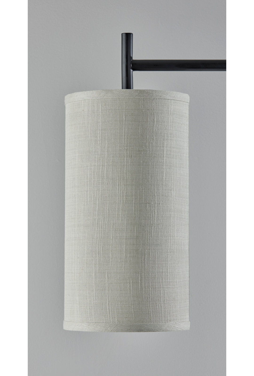 Elina 65'' Floor Lamp, Black, Beige