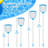 Pool Leaf Skimmer Net Ultra Fine Mesh With Aluminum Poles 5 Sections 6 Feet Swimming Pool Cleaning Net Leaf Catcher For Above Ground Pools Inground Pools