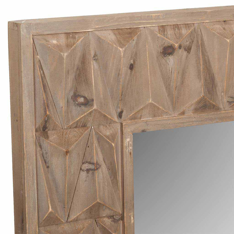 Maumelle Wood Flat Wall Mirror