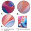 Art mural sur toile abstrait transitionnel bleu et rose II-1423733023-1423732996