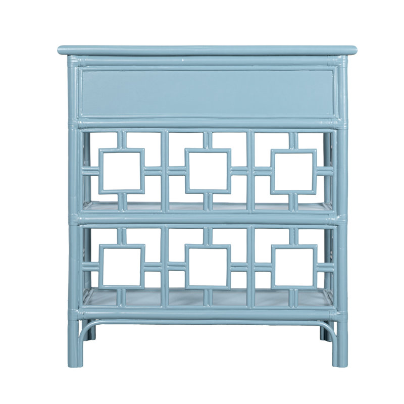 Sobe End Table, Pool Blue