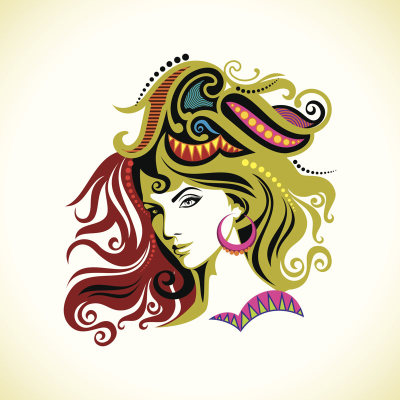 Fashion Women by ARTQU - Wrapped Canvas Print, 76cm H x 76cm W