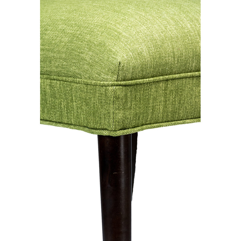 Chaise parsons rembourrée Alex Lucky Spring Seating, Herbe Key Largo, Espresso