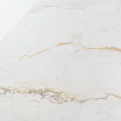 Dapple 3,54 po X 23,62 po Carrelage mural en porcelaine polie aspect marbre marbré (0,58 pi2 / chaque)