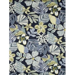 Robert Allen Interpretation Floral Beige White Fabric By The Yard