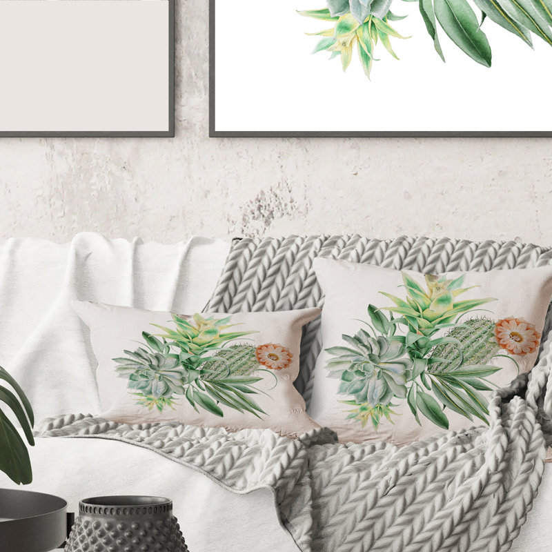 Floral Throw Pillow