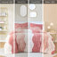 Literie en fausse fourrure à poil long double / grand, rayée ombrée ton sur ton, rembourrée, 2 taies décoratives, dossier en microfibre, grand édredon lavable avec rayures, revers, machine-118740025-118740026
