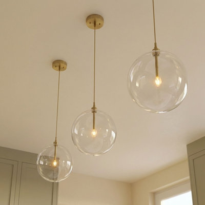 Jeanna 1-Light Pendant in Brass