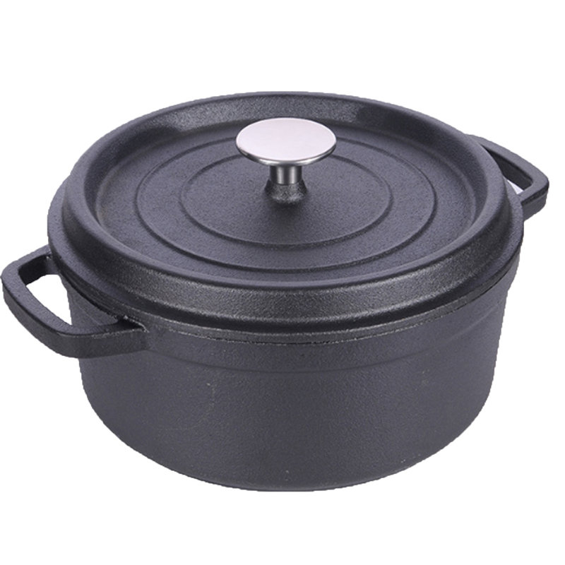Cuisiland 4.5 Quarts Cast Iron Round Dutch Oven