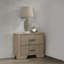 Table de chevet 1pc avec 2 tiroirs de rangement