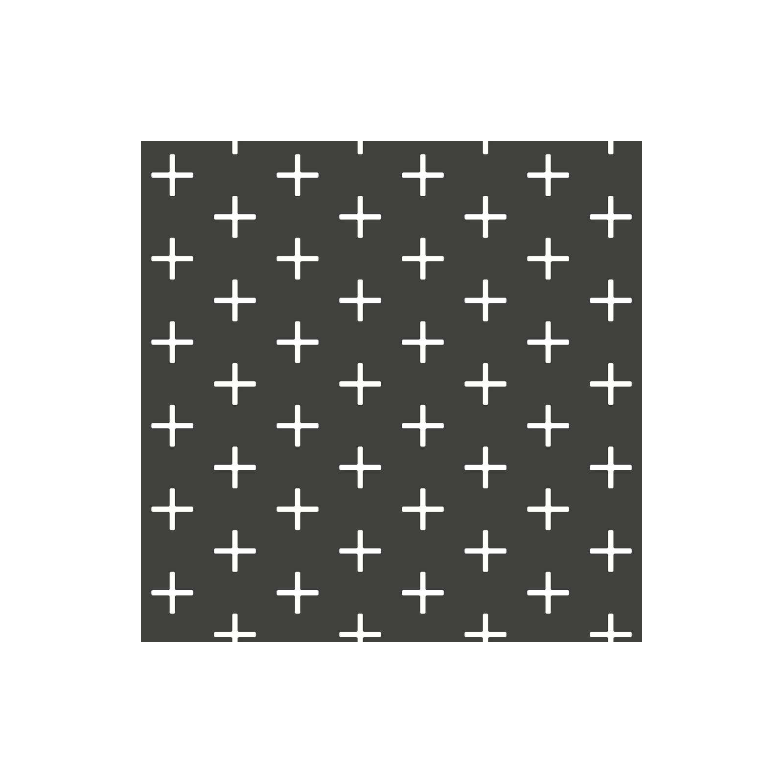 Mrs Paranjape Papers Modern Geometric Peel & Stick Wallpaper, Jet Black Reverse, Self-adhesive