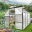 Base surélevée en polycarbonate pour serre-111176895-111176885
