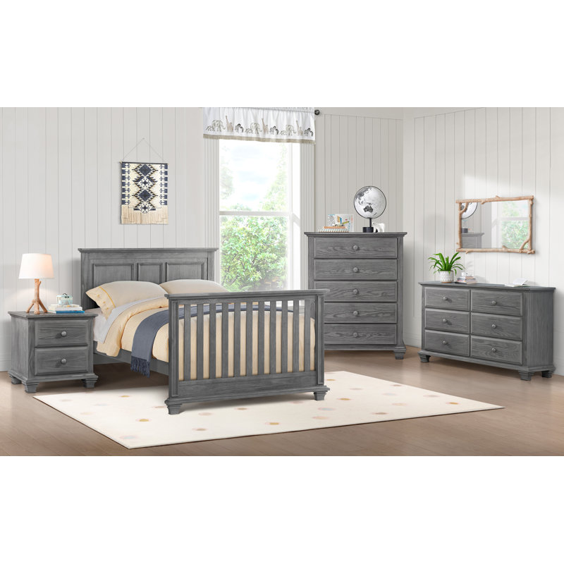 Ensemble de conversion pour lit double Kenilworth / Willowbrook, Gris graphite