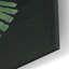 Epic Art 'Palm Botanical 3 Black'  by Julia Purinton Acrylic Glass Wall Art, 12" x 16"-103930994