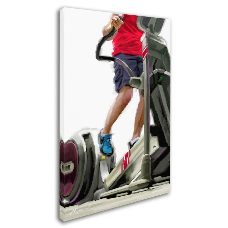 «Gym» par The Macneil Studio, reproduction sur toile, H 19 po x l 12 po x P 2 po