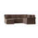 Thames Upholstered U-Shaped Sectional