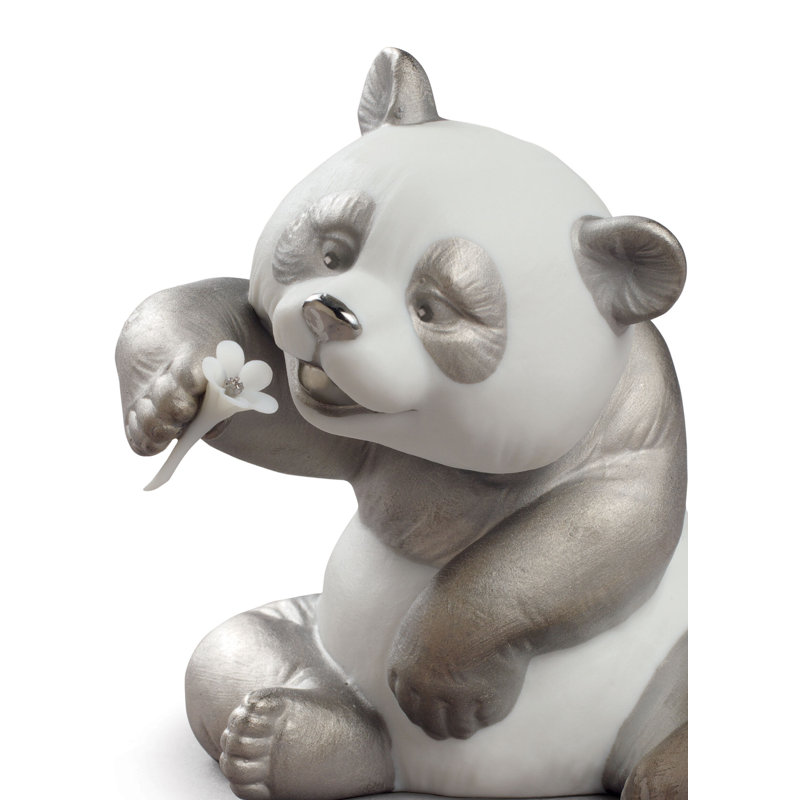 A Cheerful Panda Figurine